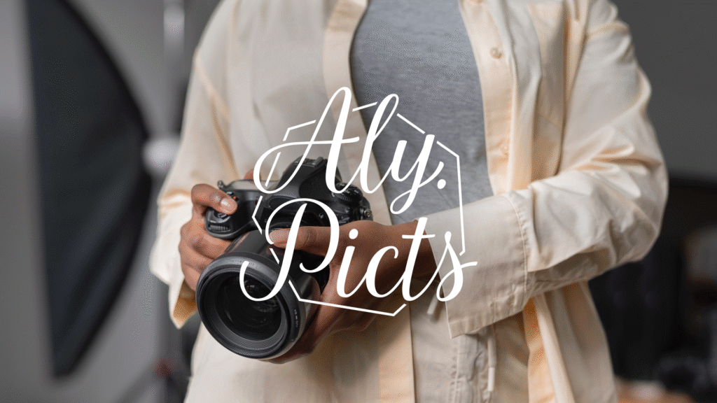 Projet Aly.Picts, identité visuelle photographe