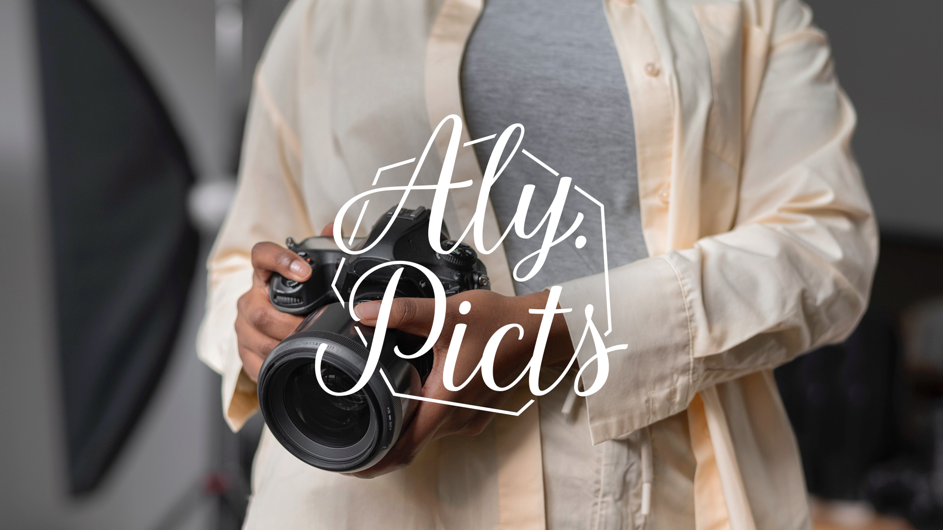 Projet Aly.Picts, identité visuelle photographe