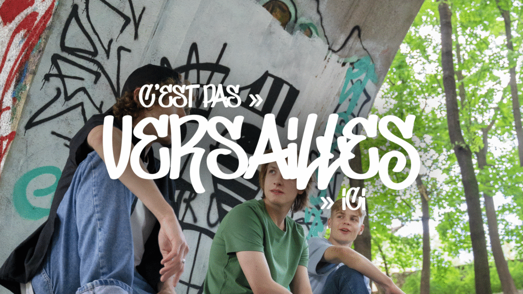 Projet C'est pas Versailles ici, communication évènementielle