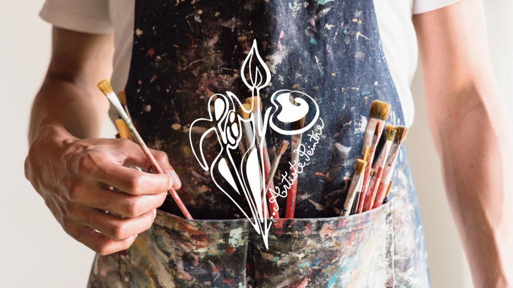 Projet Joy, identité visuelle artiste peintre